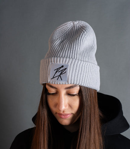 Beanie "Hille" Heavy Rip grey