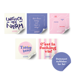 Sticker-Set "Statement"