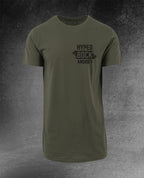 T-SHIRT HYPED BOCK ANGRIFF OLIV