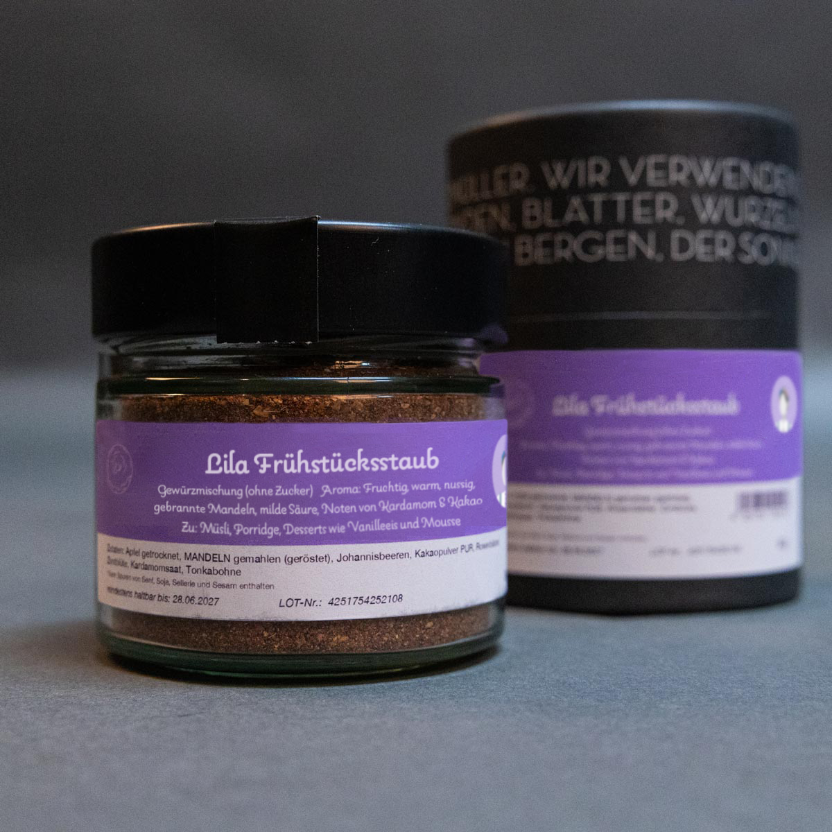 Gewürz "Lila Frühstücksstaub"